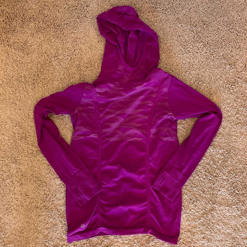 Athleta girl long sleeve girls 14 silky soft thumb holes stretchy